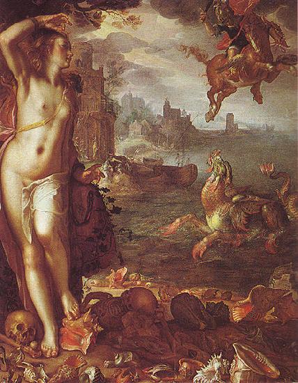 Joachim Wtewael Perseus and Andromeda China oil painting art